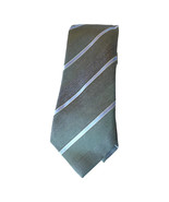 KENNETH COLE REACTION Green Heather Ground Stripe Silk Classic Tie - $27.39 CAD