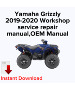 Yamaha Grizzly  2019-2020 Workshop service repair manual,OEM Manual,Fact... - $280.81 MXN