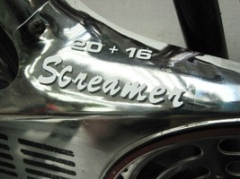 1 White Chainguard DECAL STICKER fit Sears Screamer 20 + 16 Muscle Bike ... - £10.17 GBP