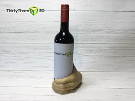 Hand Bottle Holder / Stand 3D printed - $24.00