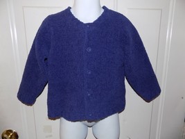 Pottery Barn Kids Navy Blue  Soft Knit Cardigan Sweater 36 Months (3T) EUC - £12.11 GBP