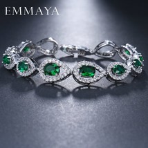 AAA High Quality Green Crystal Stone Bracelets For Ladies Fashion Cheap Women We - £15.06 GBP
