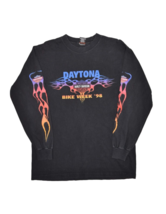 Vintage Harley Davidson Shirt Mens M Daytona Bike Week 1998 Flames Long ... - £34.28 GBP