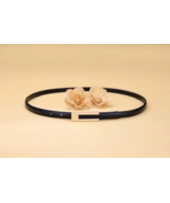 Women's faux leather belt in a Korean style with adjustable length. - $9.90