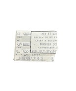 Men At Work 1983 Concert Ticket Stub Norfolk Scope, VA, Cargo Tour, Down... - $15.00