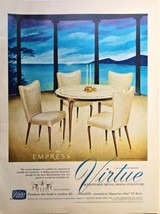 1960 VIRTUE BROTHERS OF CALIFORNIA FURNITURE-Sculptured Metal Vintage Pr... - $16.27 CAD