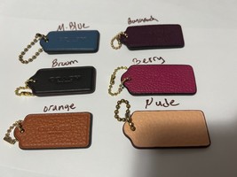 COACH Bag Hang Tag / Key Chain / authentic 2.5 *1 in  Aprox pick one - £19.29 GBP