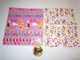 Mod Owl Eraser and Lisa Frank Sticker Sheet - $6.83 CAD