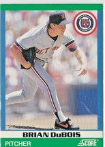 Brian DuBois Tiger Pitcher 1991 Score RISING STAR Card # 85  Near Mint - $1.34