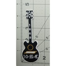 Embroidered Patch Black Guitar 10-A-C - $4.99