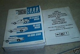 1991 Pontiac 6000 Service Atelier Réparation Manuel Set OEM Livres - $17.93