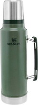 Stanley Classic Stainless Steel Vacuum Insulated Thermos Bottle, 1.5 qt - £43.14 GBP