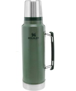 Stanley Classic Stainless Steel Vacuum Insulated Thermos Bottle, 1.5 qt - £42.27 GBP