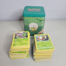 Pokemon Card Collection Tin and Grass Type Common/Uncommon Lot of 289 Ca... - $40.88