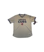 Chicago Cubs True Fan Grey Jersey V-Neck Adult XL MLB OFFICIALLY LICENSE... - $17.64