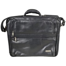 American Leathersmith Black Leather Briefcase Soft PC Laptop Satchel Strap - £79.79 GBP