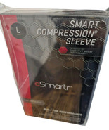 NIB eSmartr Red Sleeve Compression Full Arm Sz L Cognitive Boost Technology - $28.50