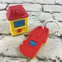 Vintage 1996 Fisher Price McDonalds Happy Meal Toys Lot Of 2 Keys Drive-Through - £7.93 GBP