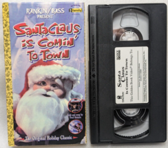 VHS Santa Claus Is Comin&#39; To Town Rankin/Bass Fred Astaire (VHS, 2001, Sony) - £8.01 GBP