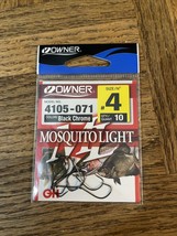 Owner mosquito light hook size 4-BRAND NEW-SHIPS SAME BUSINESS DAY - £7.81 GBP