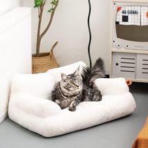  Dog Cat Bed Pet Sofa Soft Bed Anti-slip Thickened Warm Dog Kennel Mat - £38.31 GBP