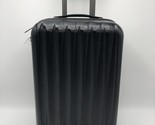 Used Ricardo Front Opening Carry On Spinner Luggage Suitcase in Black - $54.45