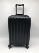 Used Ricardo Front Opening Carry On Spinner Luggage Suitcase in Black - £43.53 GBP