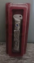 Mezuzah ZAVUROV Jerusalem Israel 3.75&quot; Metal Ornate Judaism w/o Scroll #3 - £7.59 GBP