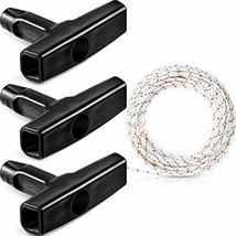 10 M Pull Cord &amp; 3 Starter Handle for Mower Chainsaw Trimmer Edger Brush... - $313.85 MXN