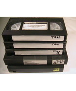 [t20-23]  5 VHS TAPES -  *SCARCE* AUTOCAD RELEASE 1989 - £53.30 GBP