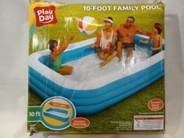 Play Day 10-Foot Inflatable Family Pool - $17.99