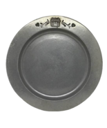 Carson Pewter Serving Platter Dish Plate Country House Heart Round 12&quot; A... - $24.37 CAD