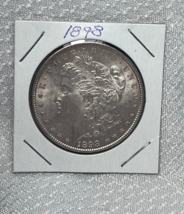 1898  $1 Dollar Morgan US Coin 90% Silver - £71.90 GBP