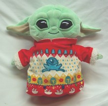 Star Wars Mandalorian GROGU BABY YODA HOLIDAY CHRISTMAS 8&quot; Plush Stuffed... - $19.80