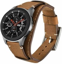 Gear S3 Leather Band Samsung 22mm Premium Replacement Smart Watch Strap NEW - £39.92 GBP