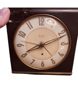 Vintage Westclox Big Ben Alarm Desk Clock Bakelite Brown Gold Kitschy Pa... - £15.39 GBP