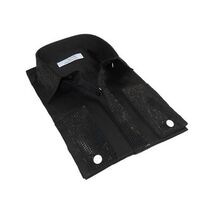 Men CEREMONIA Formal Shirt Rhinestone 100% Cotton Turkey #stn 15 tsb Black Fancy image 3