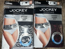 Jockey Essentials ~ 4-Pack Womens Slimming Seamless Briefs (C) ~ 3XL - £20.65 GBP