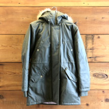 XS - J Crew Dark Green Perfect Winter Parka Coat Jacket 0105MR - $125.00
