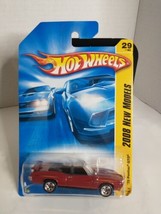 2008 Hot Wheels #29 New Models &#39;70 PONTIAC GTO Dark Red Variant Chrome Base 5Sp - £3.93 GBP