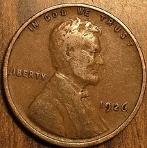 1926 Usa Lincoln Wheat Small Cent Penny - £1.15 GBP