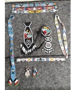 LOT of 10 Native American Beaded Jewelry Pieces - $748.67 MXN