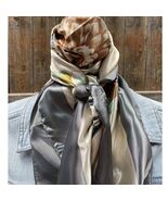 Field of Wild Flowers Printed Western Southwestern Wild Rag Scarf Accent - $526.65 MXN