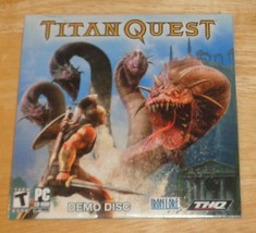 Titan Quest Demo Disc for PC RPG Role-Playing Computer Game, New and Sealed - $7.95