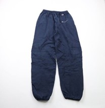 Vintage 90s Champion Mens Large Faded Spell Out Sweatpants Joggers Navy Blue USA - £50.95 GBP