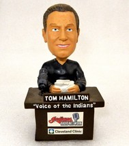 Tom Hamilton Bobblehead Figurine, &quot;Voice of the Indians&quot;, Broadcaster At... - £23.46 GBP