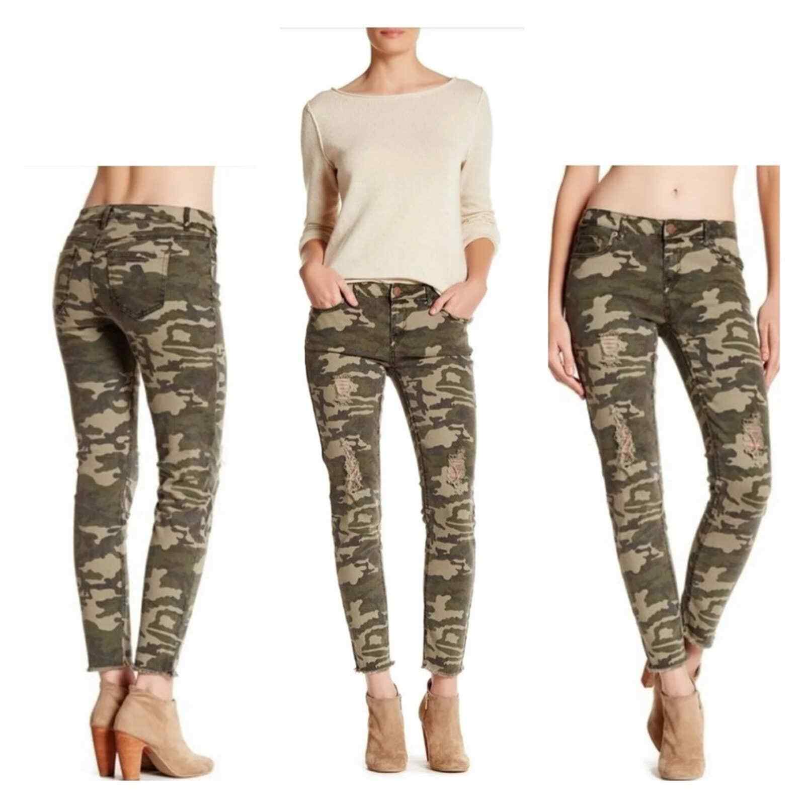 Ashley Mason camo camouflage skinny cargo pants Women’s Size 28 - $26.80