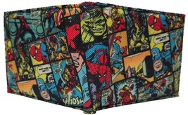 Marvel Classic Superhero All Over Print Men Bi-Fold Wallet (14+) - £10.11 GBP