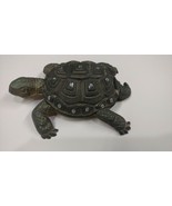 Metal turtle with hinged shell - $27.37 CAD