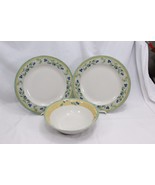 PTS International Blueberry Chop Plates and Serving Bowl Set of 3 - £30.69 GBP